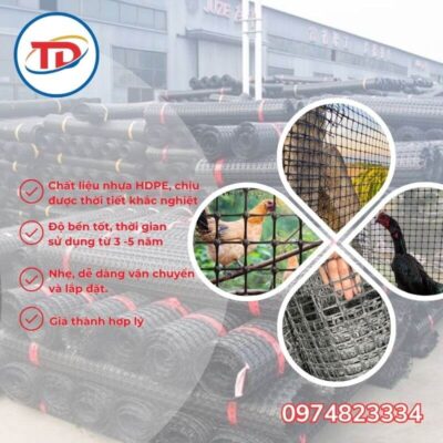 Ưu điểm của lưới nhựa đen 1m2