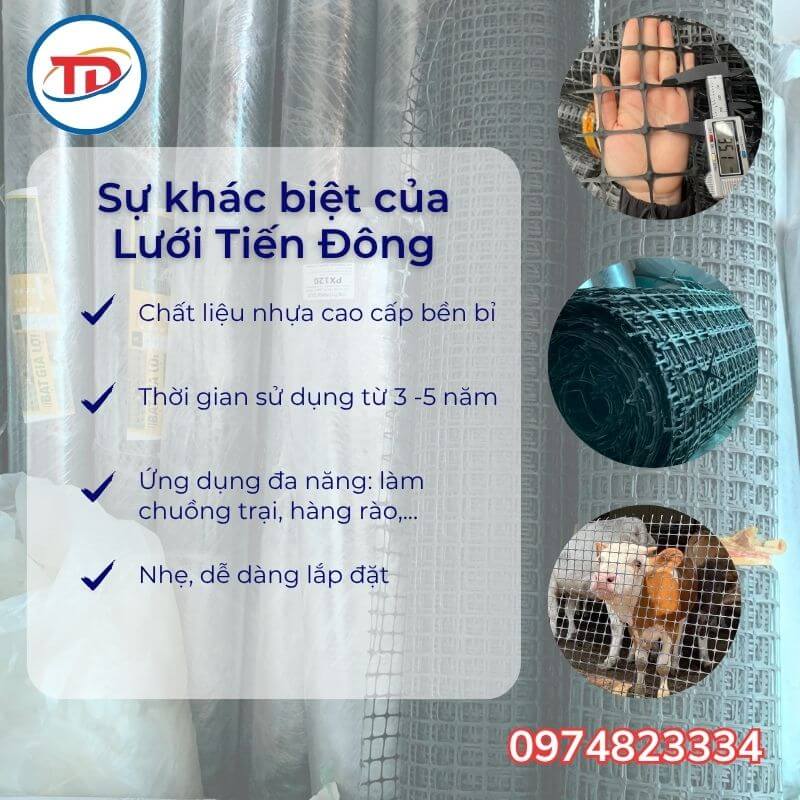 Lưu ý và sự khác biệt của lưới nhựa ô vuông
